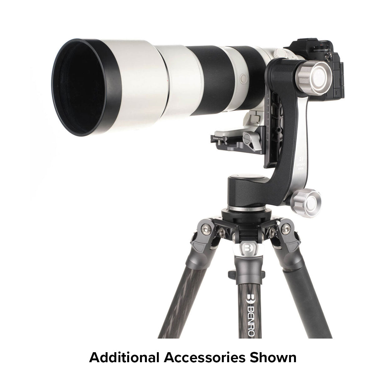Benro Mammoth 3-Section Carbon Fiber Tripod (43C) - Lightweight & Sturdy Camera Tripod for DSLR, Mirrorless Cameras - Perfect for Travel, Photography, and Videography