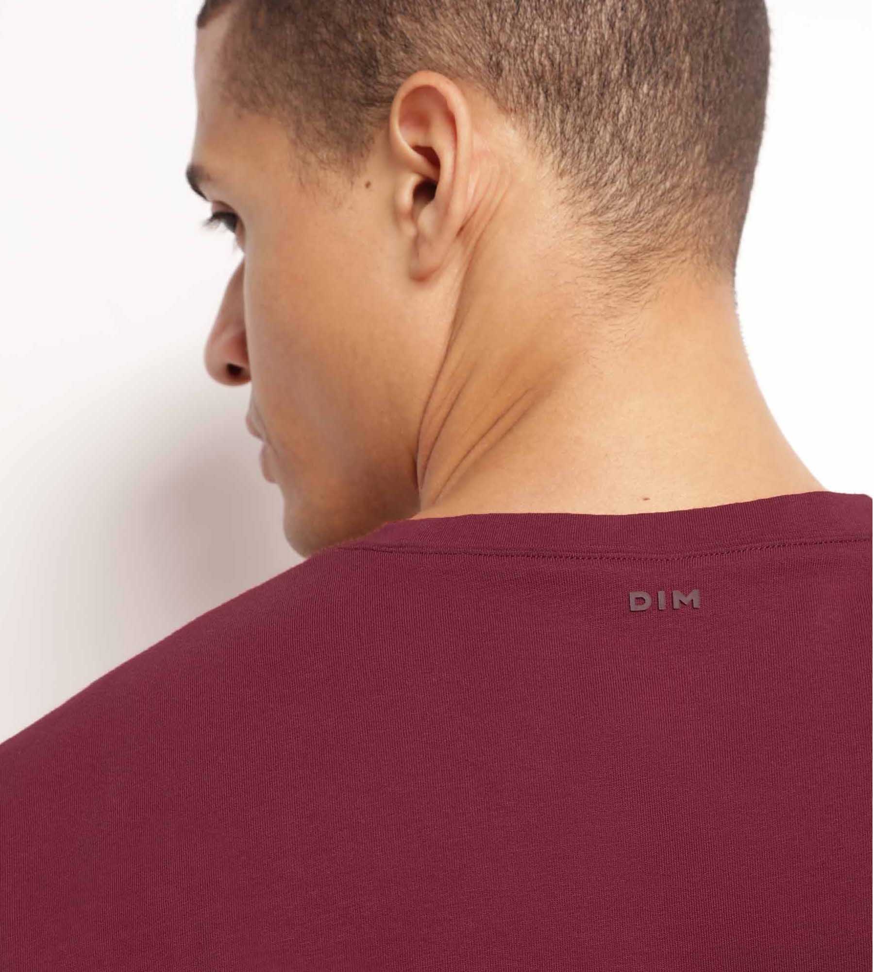 Men's Thermoregulating Bordeaux Sport T-Shirt - Breathable Jersey Fabric for Running, Gym & Outdoor Activities