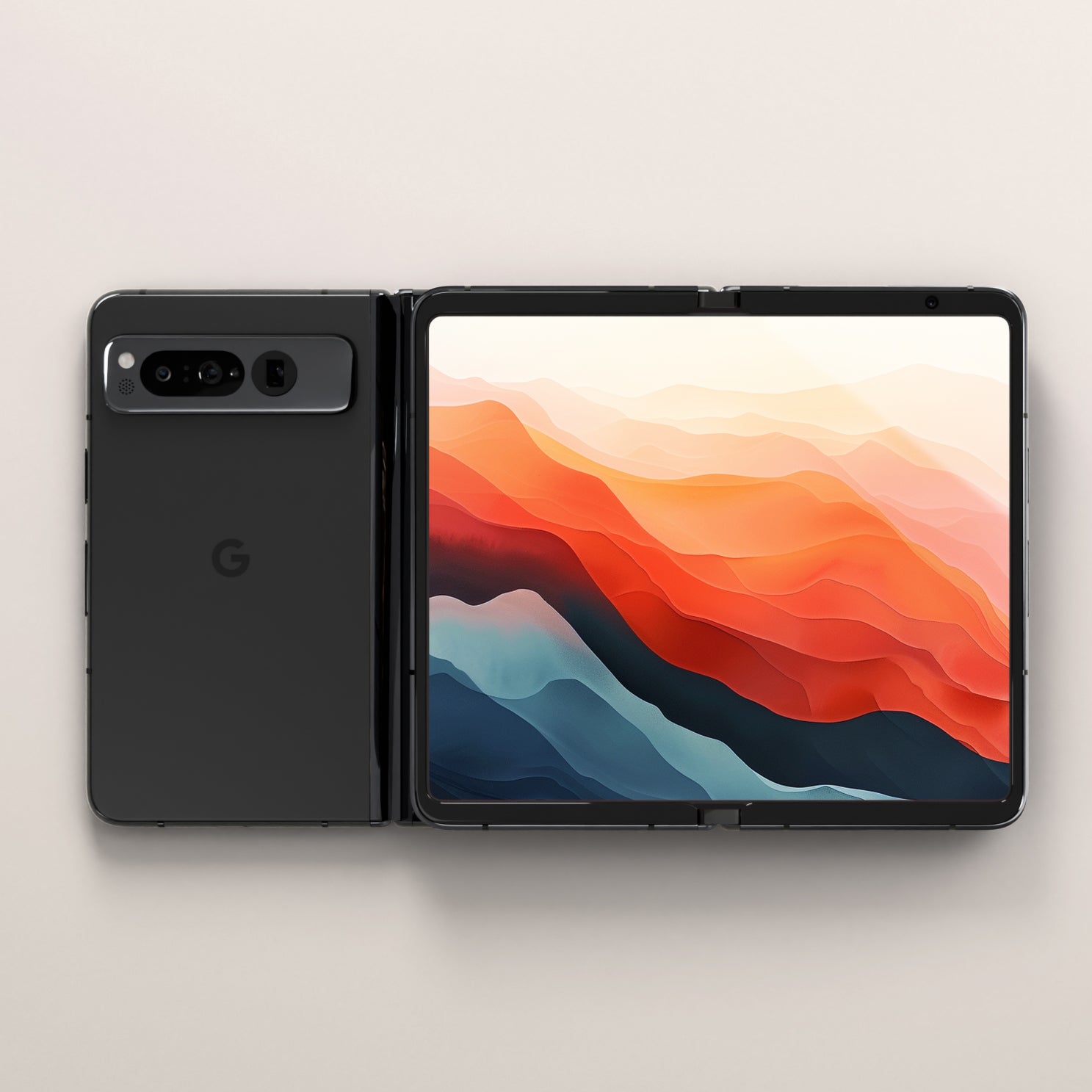 Google Pixel Fold 256GB Unlocked Smartphone (AT&T Compatible) - Premium Foldable Phone for Work, Travel & Entertainment