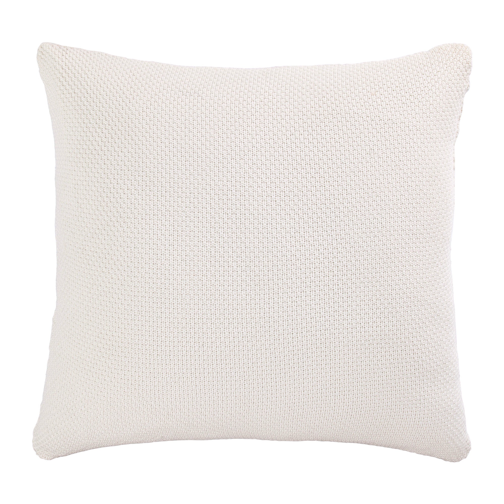 Soft Cotton Knit Euro Pillow Case - 26x26 Inches, Hypoallergenic & Breathable - Perfect for Sofa, Bed, and Living Room Decor