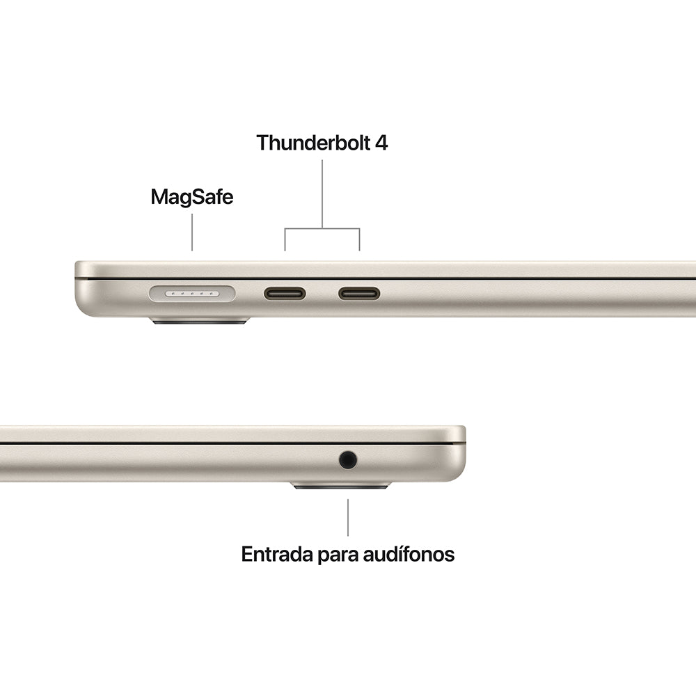 Apple MacBook Air 13-inch Laptop - M4 Chip with 10-Core CPU & 10-Core GPU, 512GB SSD Storage, Starlight White - Lightweight Notebook for Work, Study & Travel