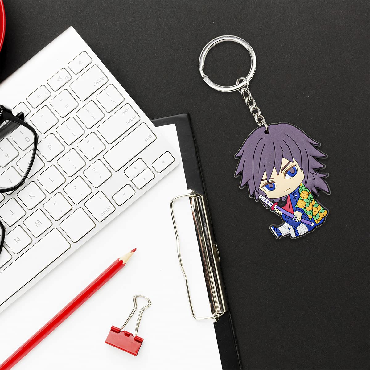 Anime Keychain for Backpack, Suitcase & Luggage - Cute Hanging Ornament for Travel Accessories, Cosplay & Gift Giving