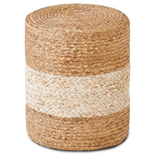 Natural Water Hyacinth & White Corn Shell