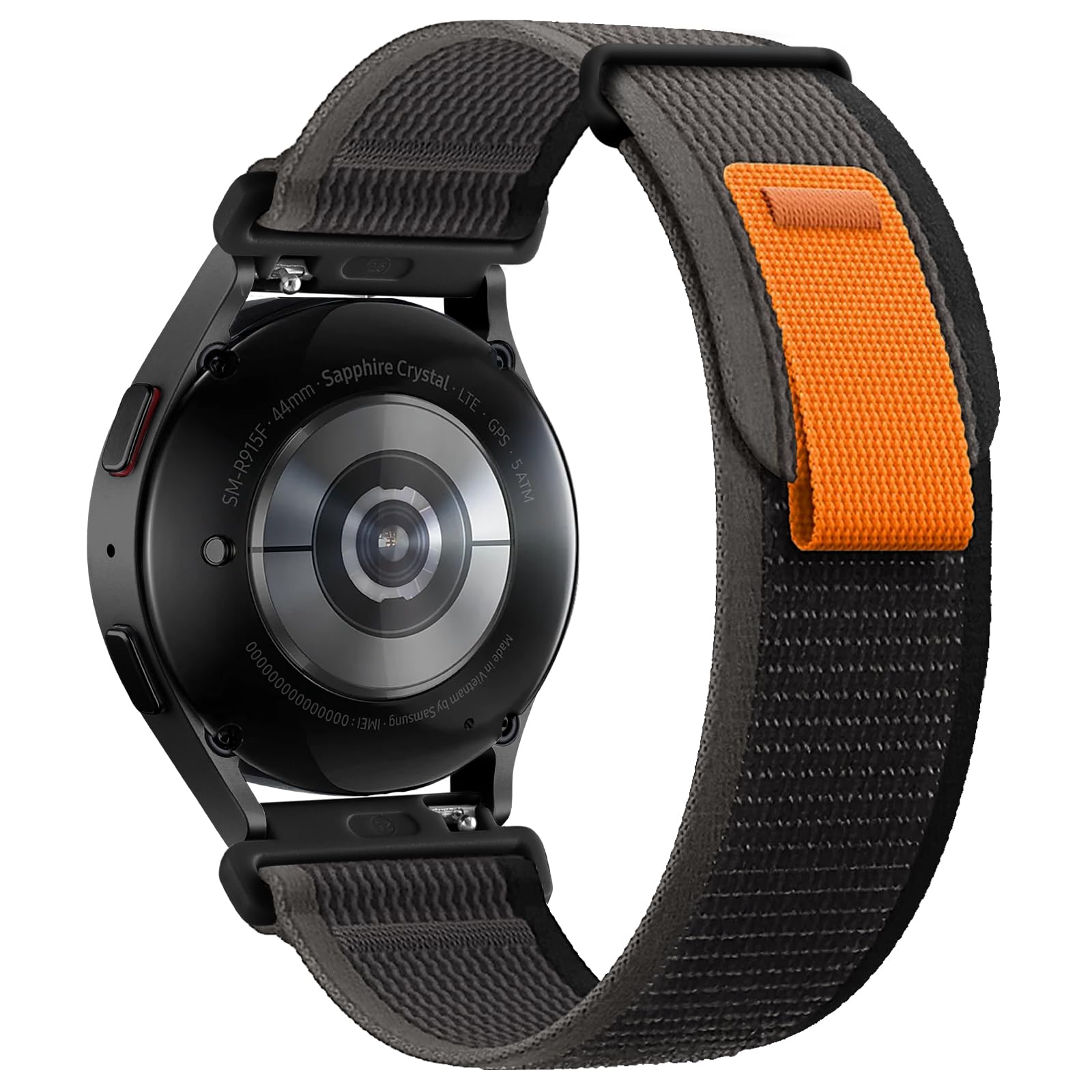 PIOWNN 20mm Nylon Strap for Samsung Galaxy Watch 7/6/5/4 - Sport Band for Workouts & Daily Use