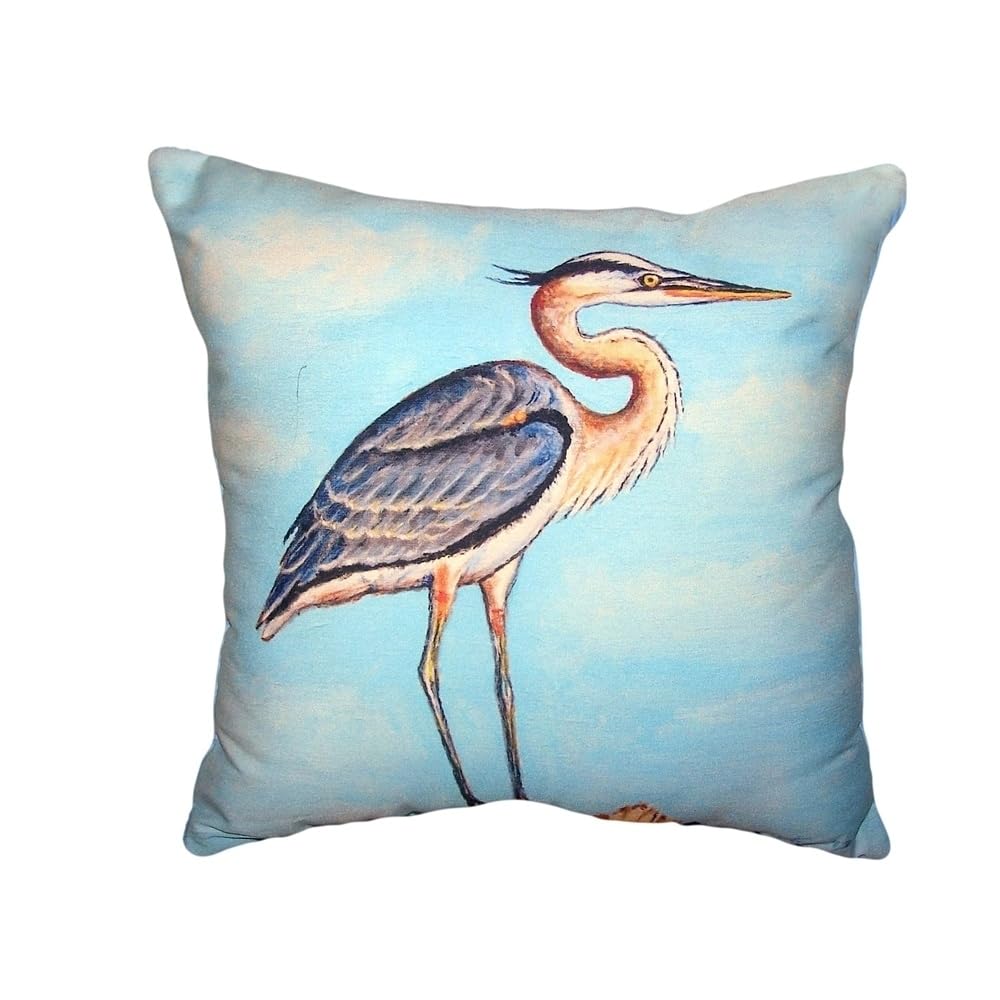Betsy Drake NC627 Decorative Throw Pillow 18x18 Inches - Soft Multi-Color Cushion for Sofa, Bed, Living Room & Home Decor