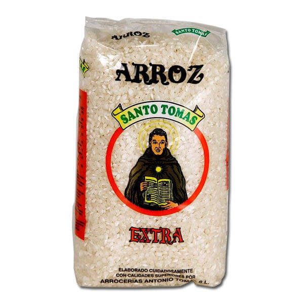 Premium Santo Tomas D.O. Paella Rice - Authentic Spanish Bomba Rice (1 lb) - Perfect for Traditional Paella, Risotto & Mediterranean Dishes