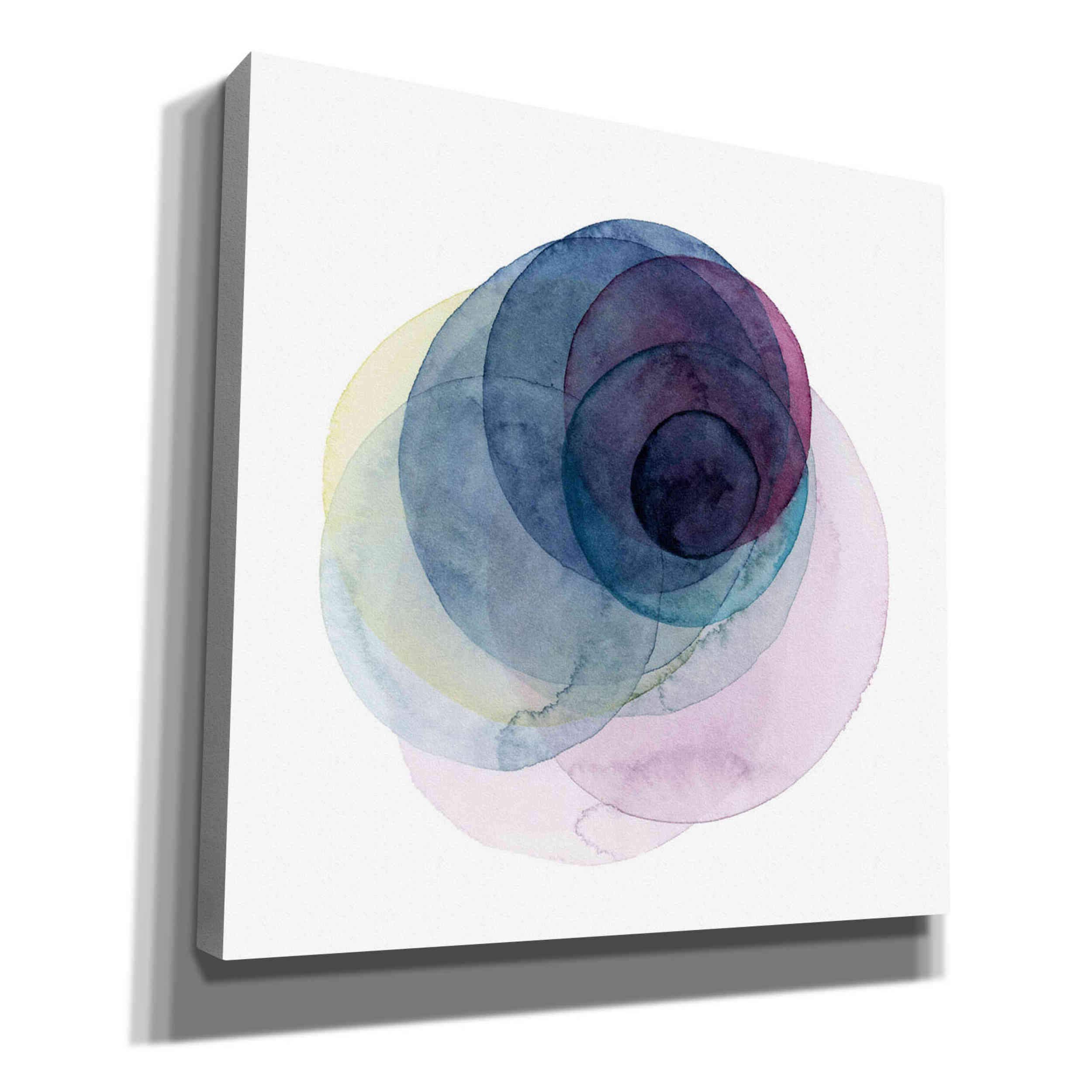 Grace Popp Evolving Planets III Canvas Wall Art - 37x37 Inch Modern Abstract Space Painting for Living Room, Bedroom & Office Decor