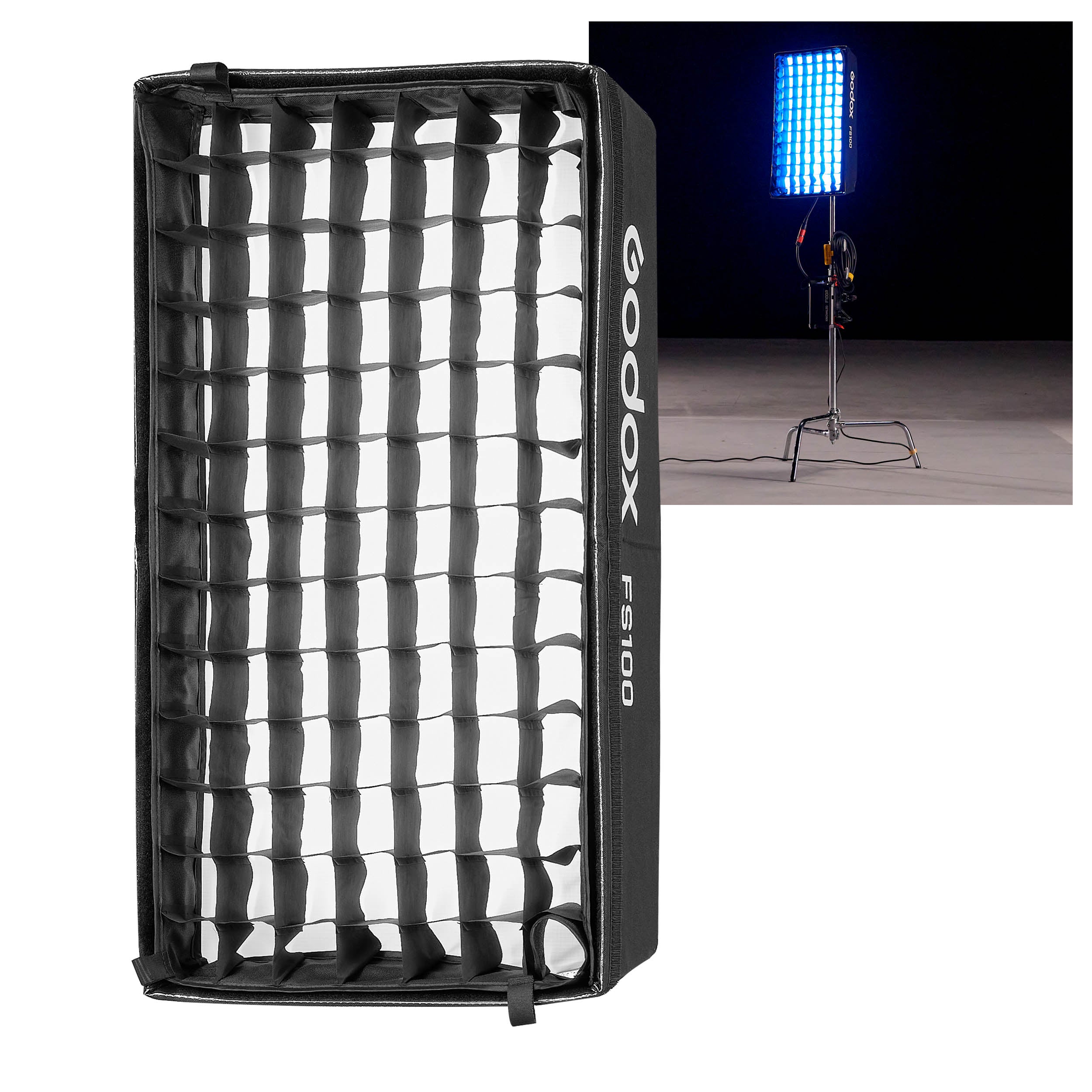KNOWLED FS100 Softbox for F100R Flexible LED Panel - Perfect for Photography, Videography, and Studio Lighting