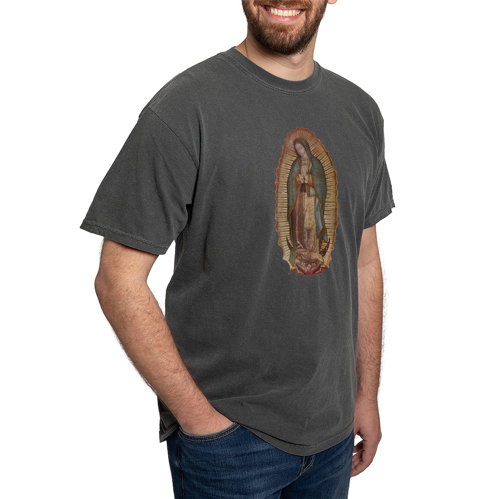 Our Lady of Guadalupe T-Shirt for Men - Premium Comfort Colors Cotton Tee - Perfect for Religious Events, Church Gatherings & Casual Wear