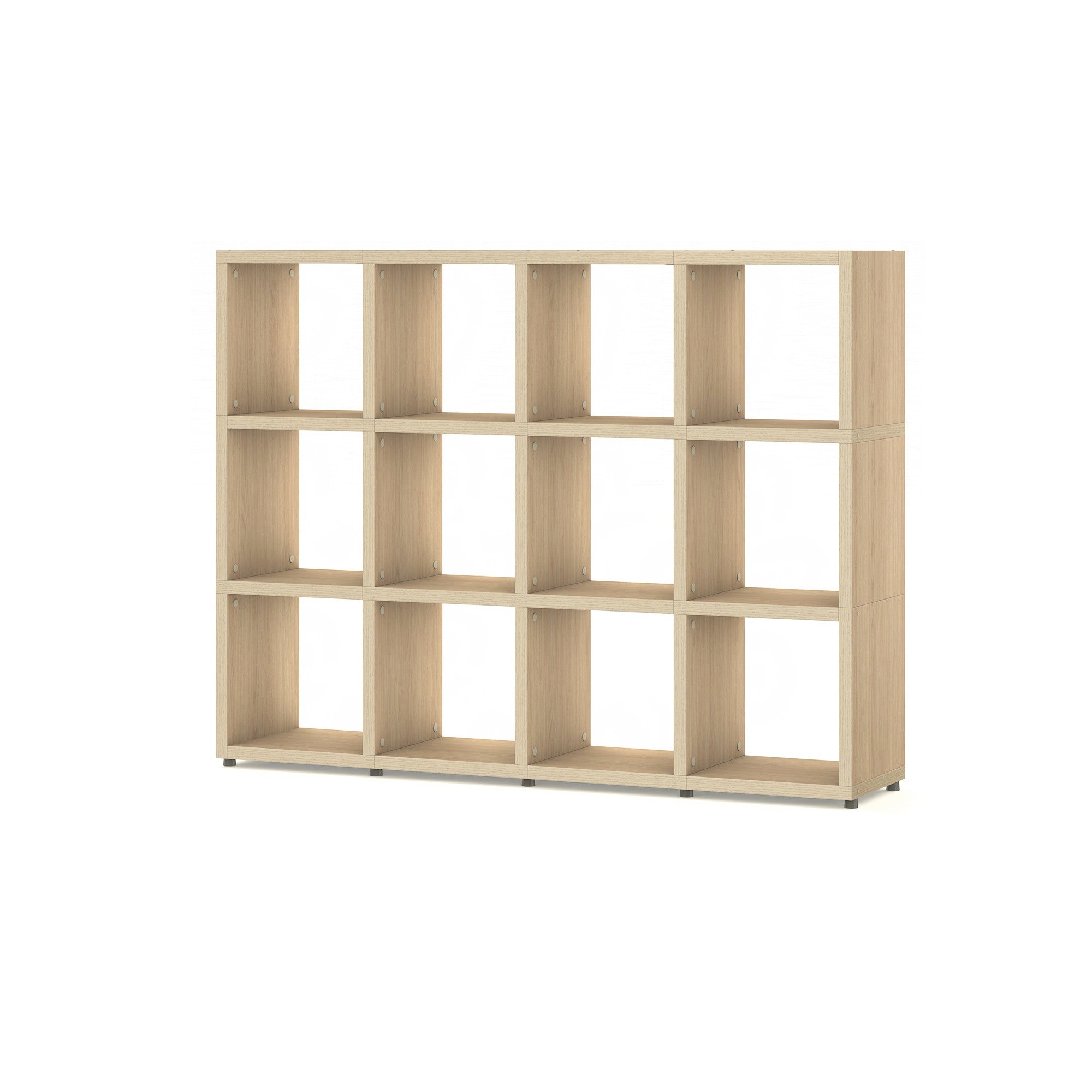 BOON Cube Storage Shelf 4x3 Square Organizer - Kids Toy Storage, Bookshelf, Nursery Organization - Perfect for Playrooms, Bedrooms & Closets