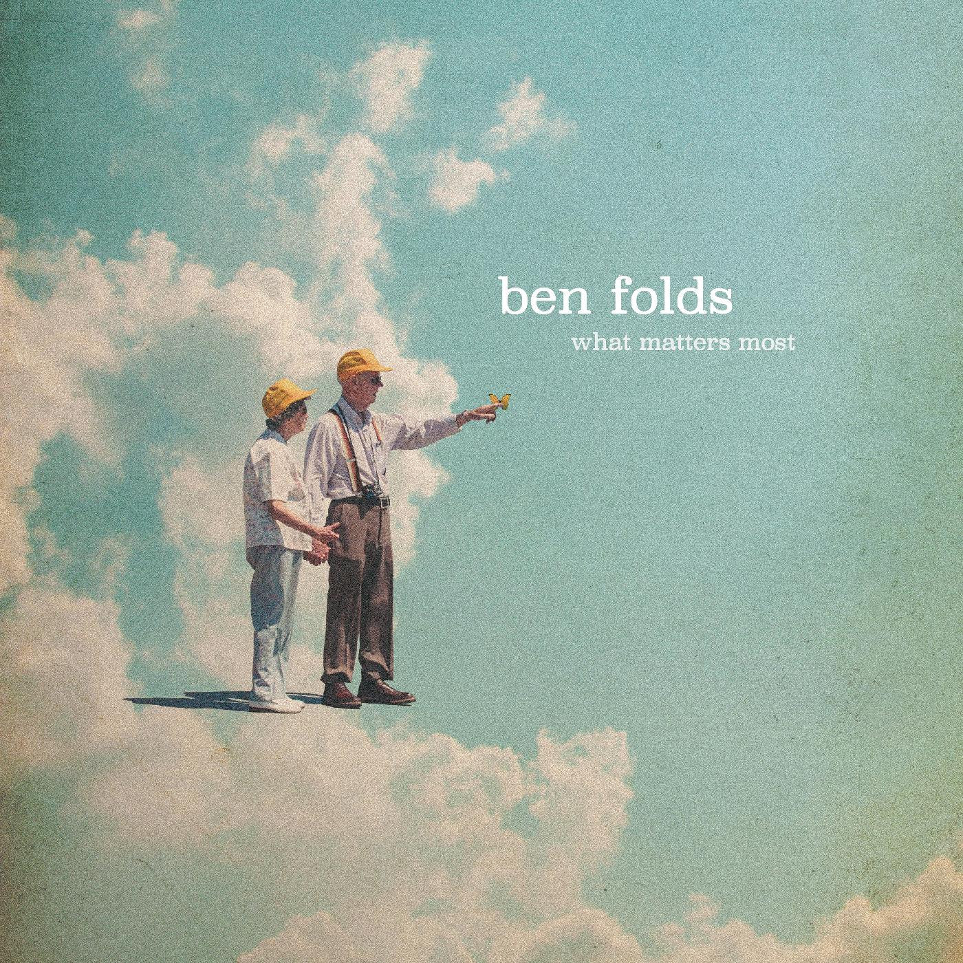 Ben Folds - What Matters Most Autographed Seaglass Blue Vinyl Record | Limited Edition Signed LP for Music Collectors & Audiophiles | Perfect for Home Listening, Gifts & Vinyl Collections