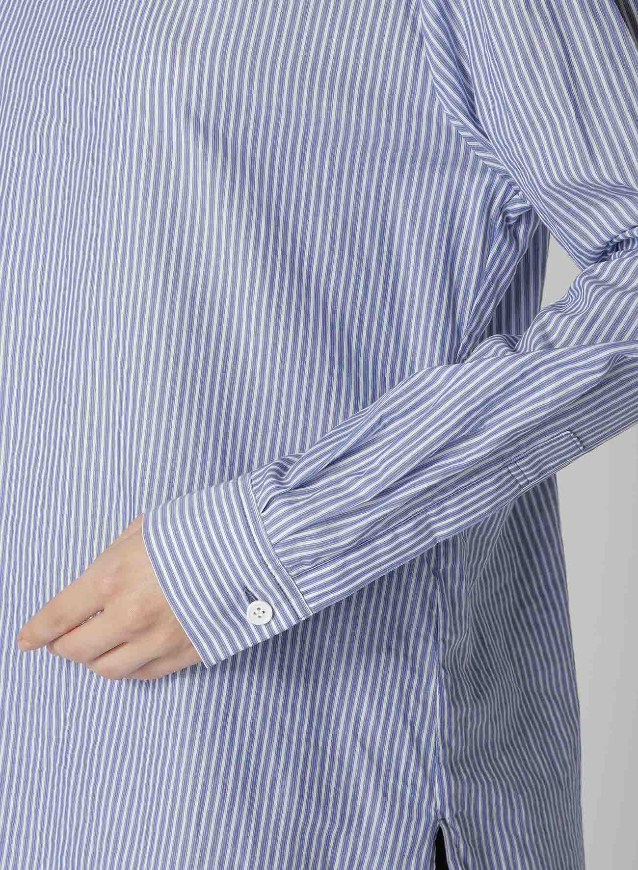 Stylish Cotton Stripe Back Tie Blouse for Women - Casual & Office Wear - Perfect for Summer Outfits and Layering