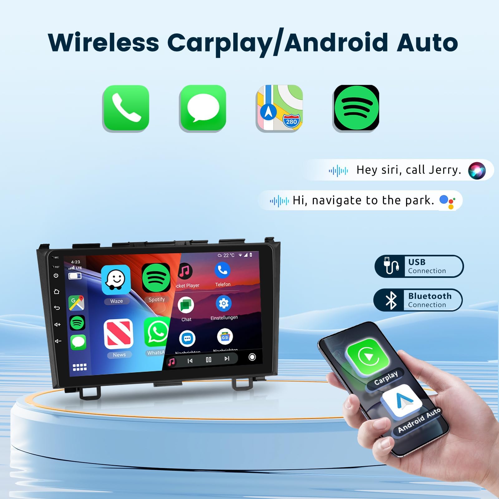 2+64GB Android Car Stereo for Honda CRV 2007-2011 - 9