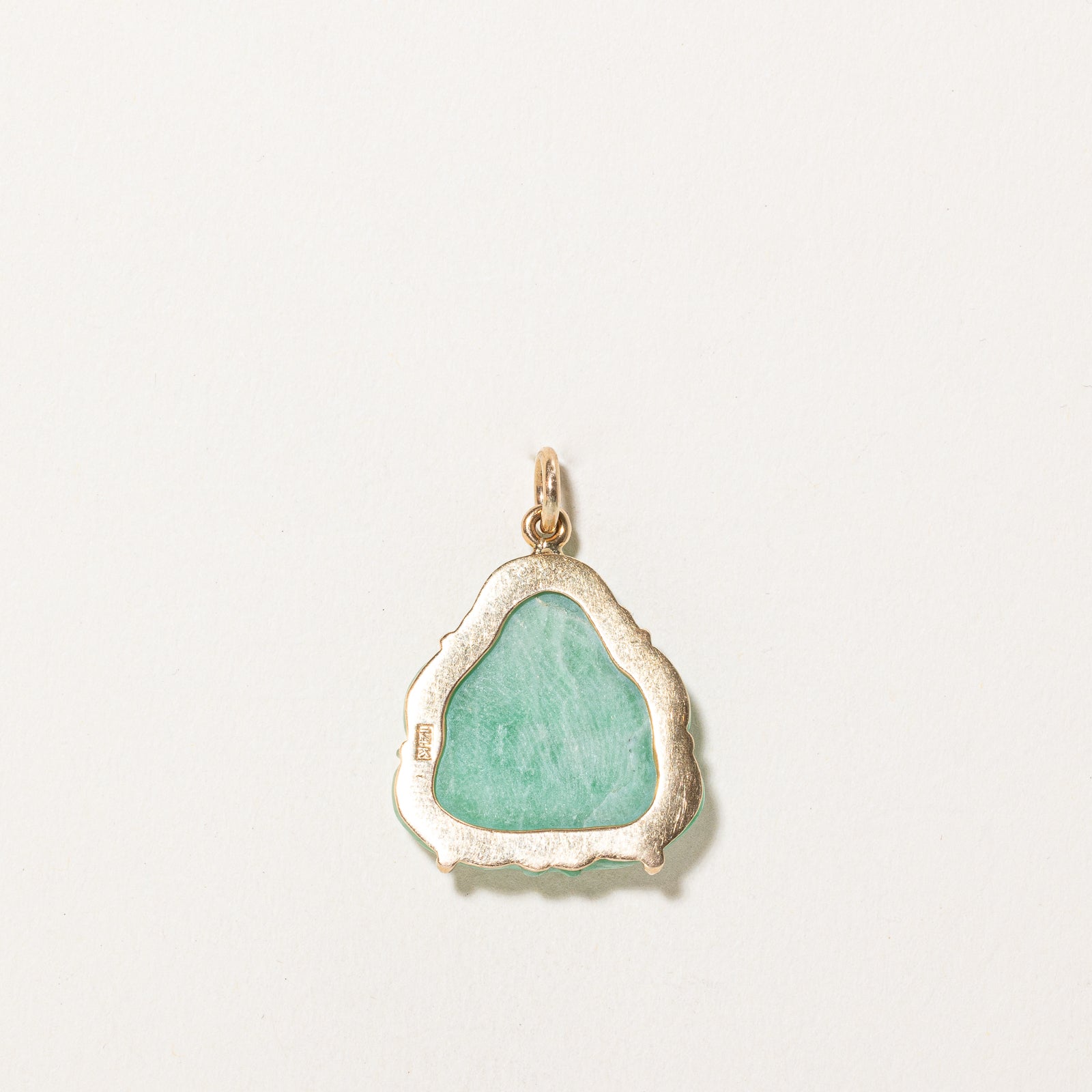 22.00ct Natural Jadeite Buddha Pendant - Handcrafted Green Jade Buddhist Necklace for Meditation, Spiritual Protection & Gift Giving