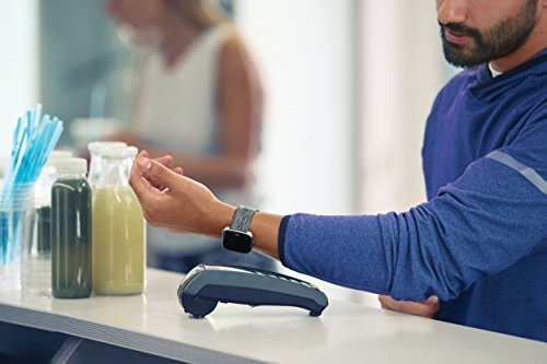 Fitbit Versa Special Edition Smart Watch - Charcoal Woven with S & L Bands | Heart Rate Monitor, Fitness Tracker, Sleep Tracking | Perfect for Workouts, Running & Daily Activity Tracking