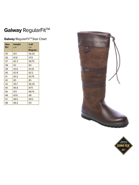 Dubarry Galway Leather Boots for Men & Women - Waterproof, Durable & Stylish - Perfect for Outdoor Adventures, Hiking & Country Walks