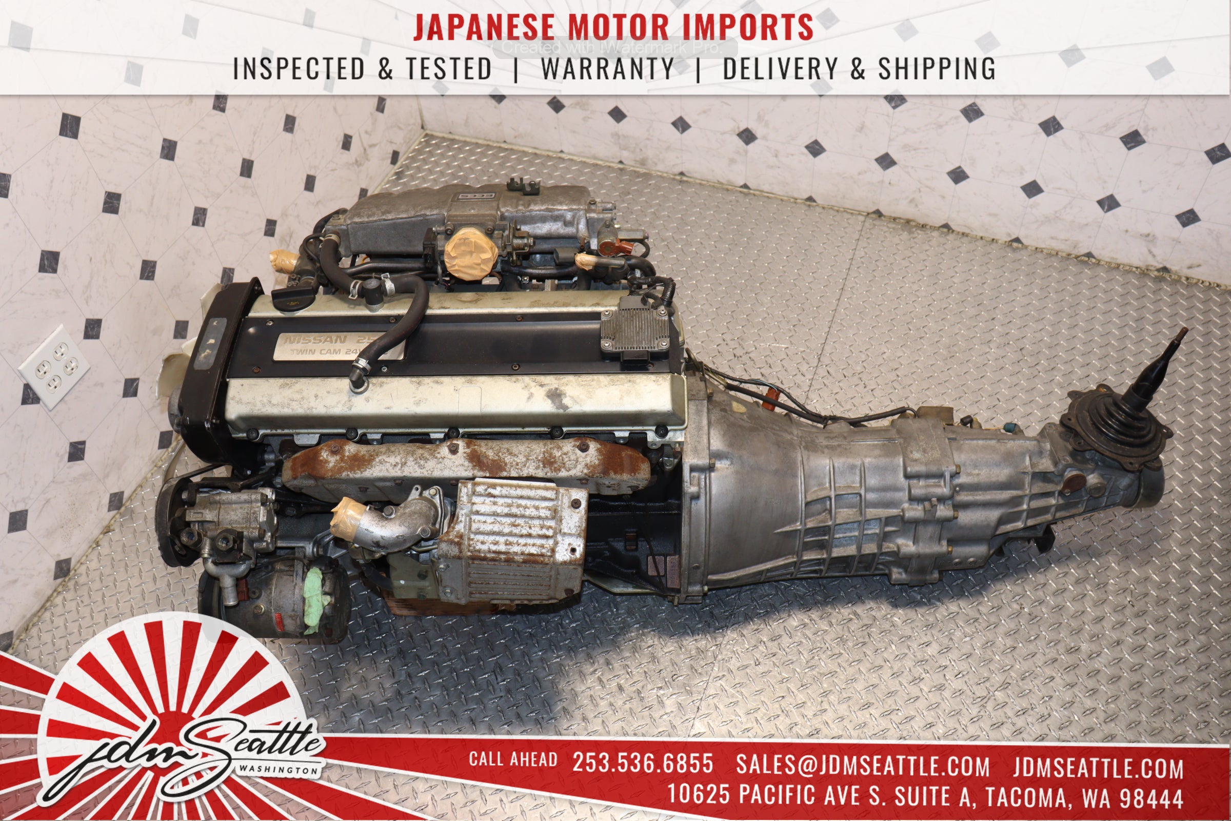 JDM Nissan Skyline GTS RB25DET Turbo RWD Engine R33 5-Speed Transmission RB25 S1 - High Performance Engine Swap for Nissan 240SX, S13, S14, S15 & Drift Cars
