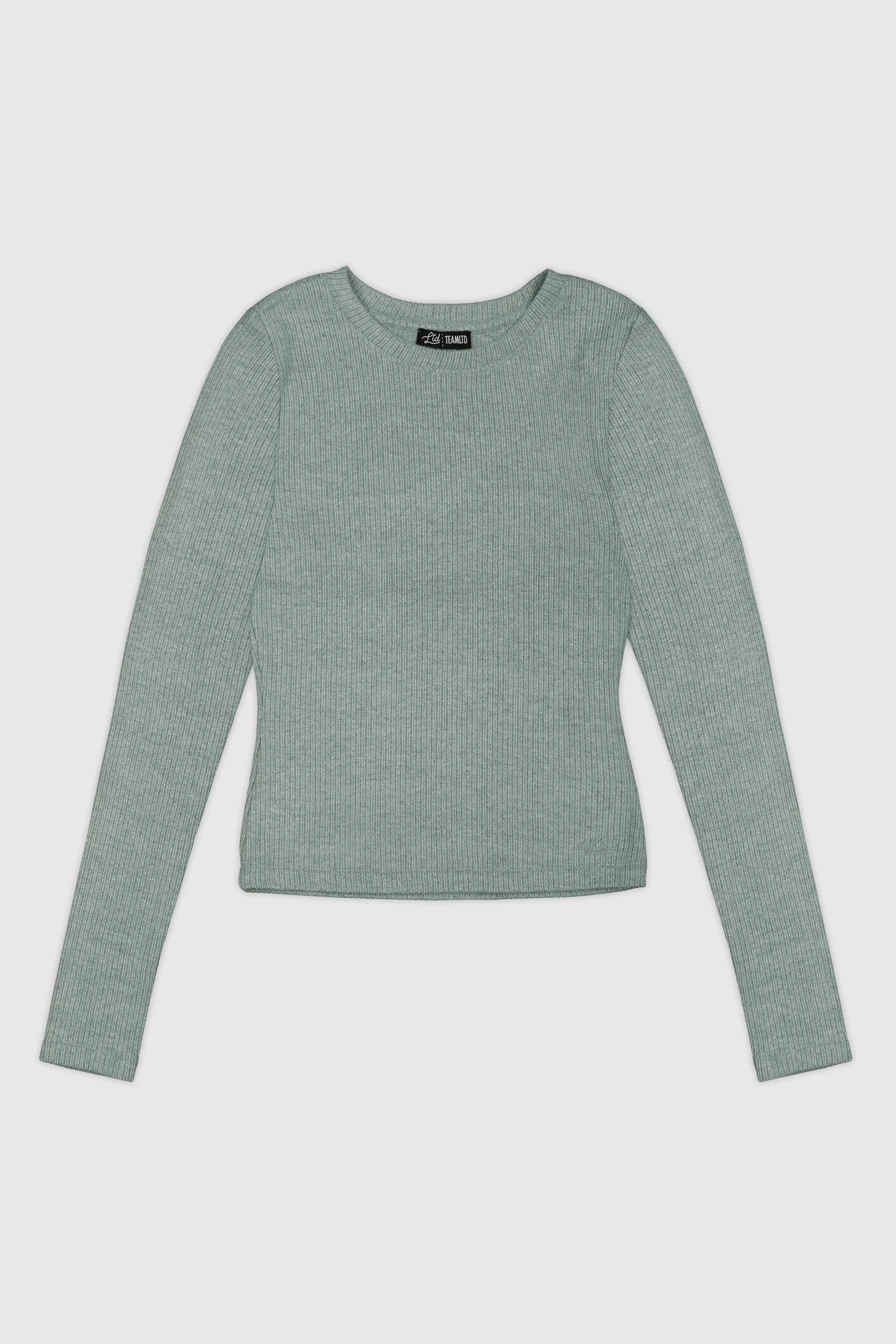 Premium Ribbed Long Sleeve Shirt for Women - Soft Stretch Comfort Fit - Perfect for Casual Wear, Layering & Office Outfits