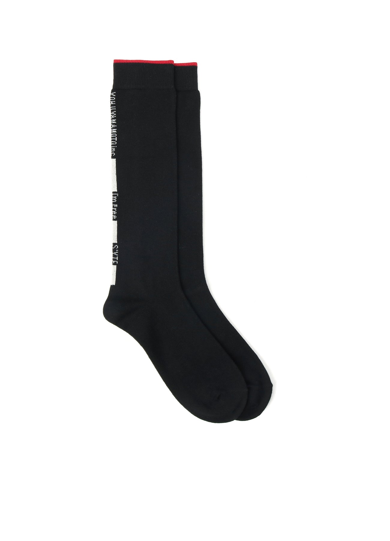 Premium Cotton Plain Stitch Knee Socks - 'I'm Free' Line - Comfortable & Breathable for Everyday Wear, Sports & Fashion