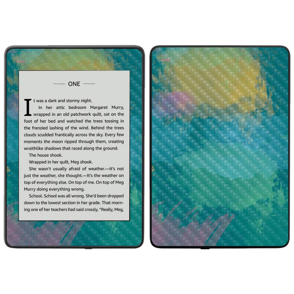 Premium Carbon Fiber Skin for Amazon Kindle Paperwhite 2018 (10th Gen) - Waterproof Protective Cover with Textured Finish | Durable & Scratch-Resistant | Easy to Apply & Remove | Made in USA | Perfect for Travel, Reading & Outdoor Use