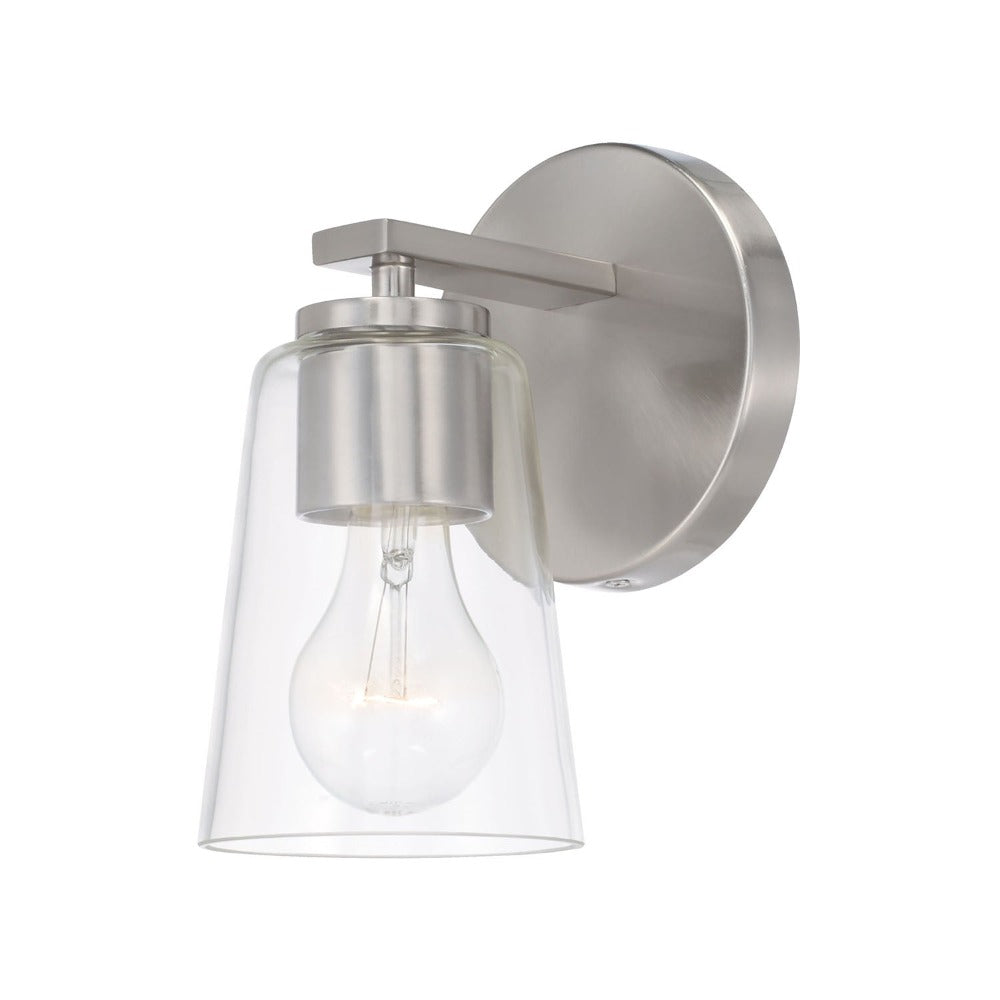 Finley Sconce Wall Light - Modern Plug-in Wall Sconce with Adjustable Arm for Bedroom, Living Room, Hallway & Home Decor