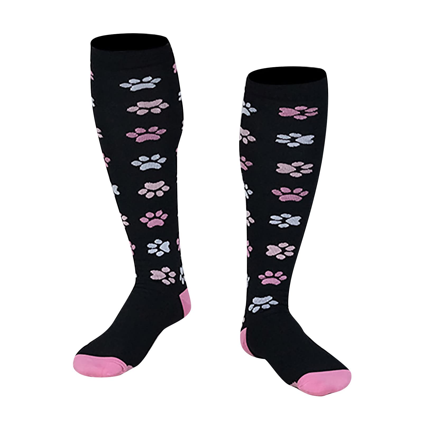 Best No Show Socks for Men & Women - Compression Athletic Socks for Running, Hiking, Cycling & Sports - Breathable Invisible Calf Socks for Workouts, Gym & Outdoor Activities