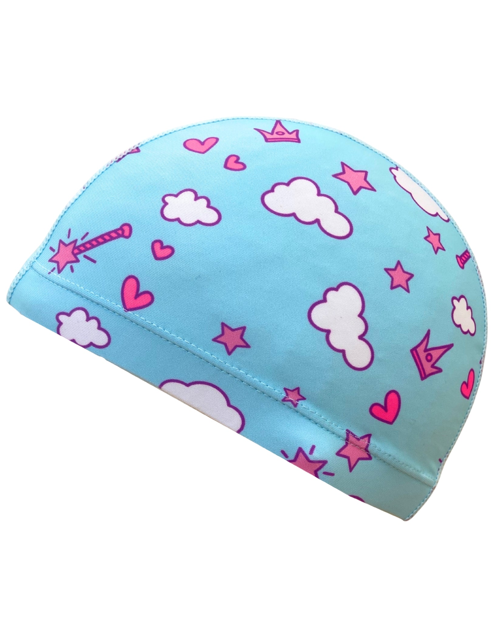 Kids' Fun Printed Lycra Swim Cap - Colorful & Comfortable for Swimming Lessons, Pool Parties & Water Sports