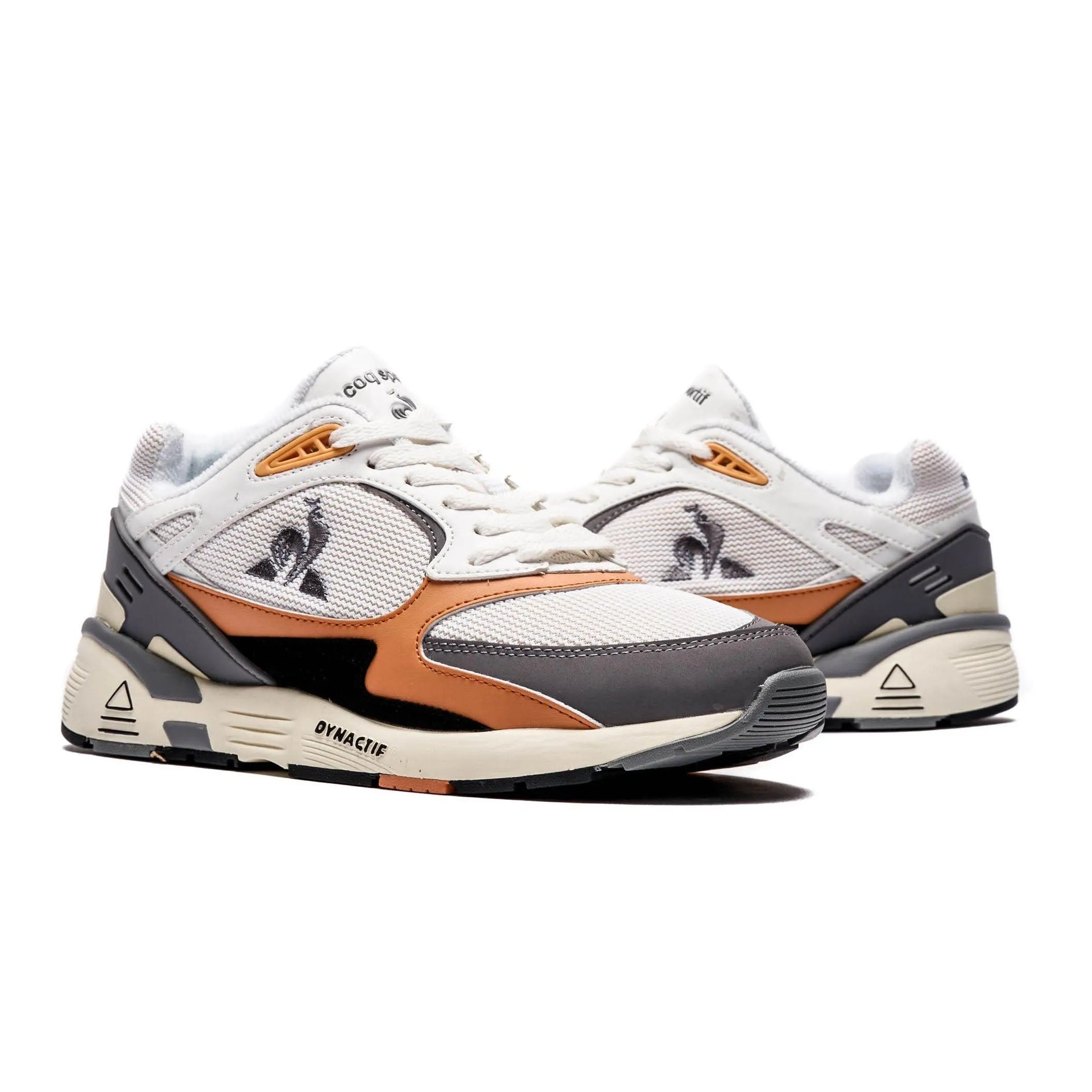 Le Coq Sportif LCS R1100 OG Sneakers - White & Grey Retro Running Shoes for Men | Casual Wear, Gym & Street Style