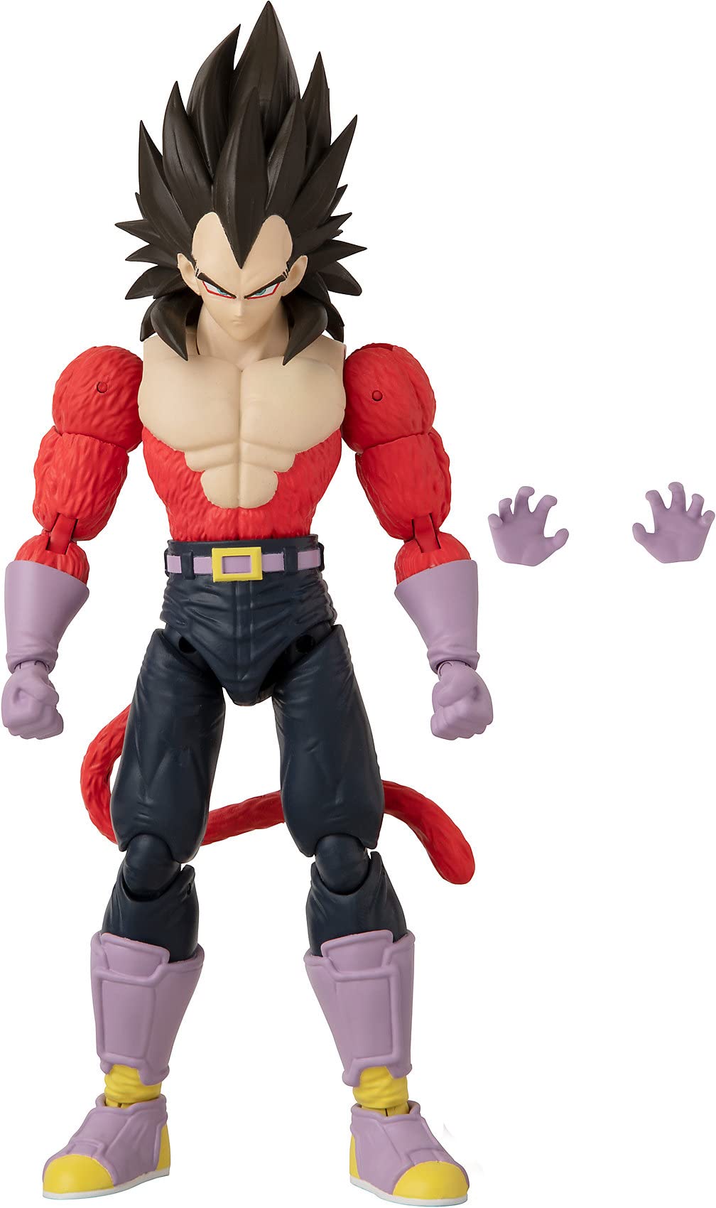 BANDAI Dragon Stars Super Saiyan 4 Vegeta Action Figure - 17cm Articulated Dragon Ball Z Collectible | Anime Gifts for Fans | Perfect for Display, Collection, and Cosplay Inspiration
