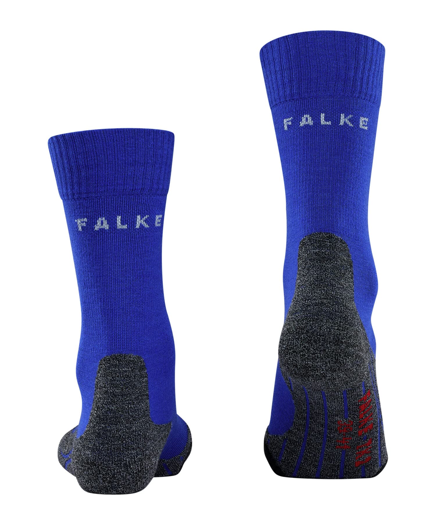 Falke Men's Trekking 2 Hiking Socks - Yves Blue - Large Size - Durable & Comfortable for Outdoor Adventures, Camping & Backpacking