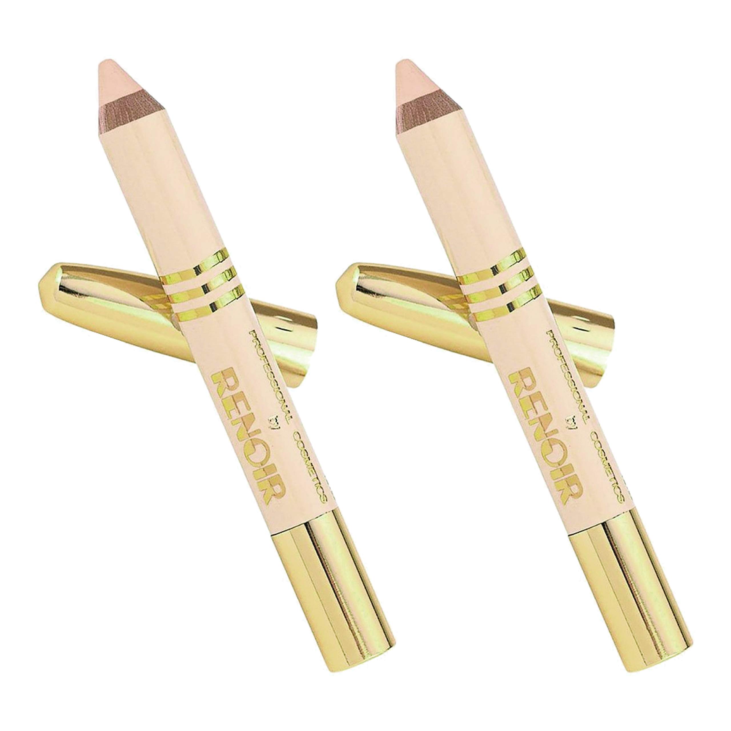 Boyd's Renoir Concealer Pencil - 2 Pack | Long-Lasting Cover for Dark Circles & Blemishes | Perfect for Everyday Makeup & Touch-Ups