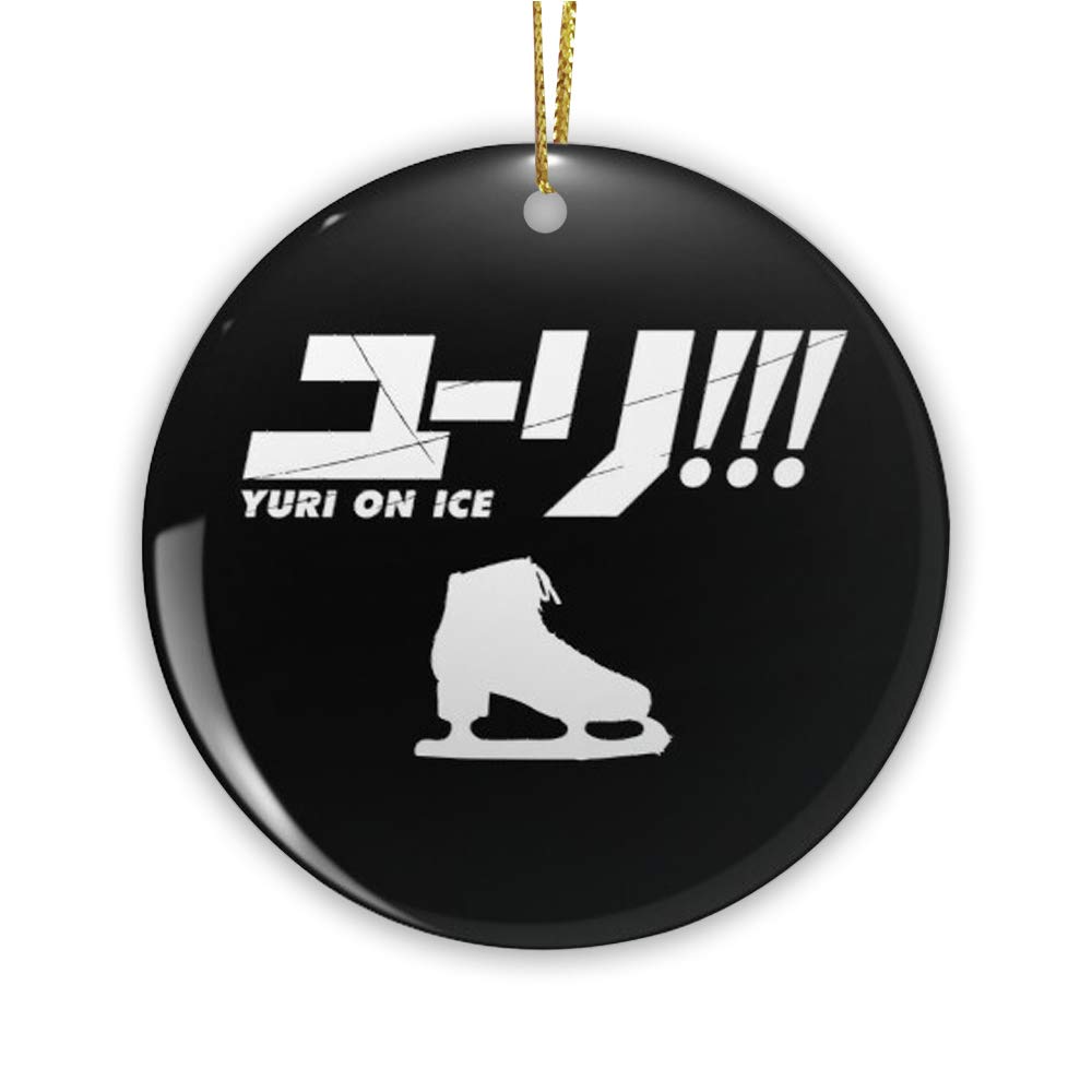 Yuri On Ice Logo Christmas Ornament - Anime Keepsake for Xmas Tree Decorations | Perfect for Holiday Home Decor & Anime Fan Gifts