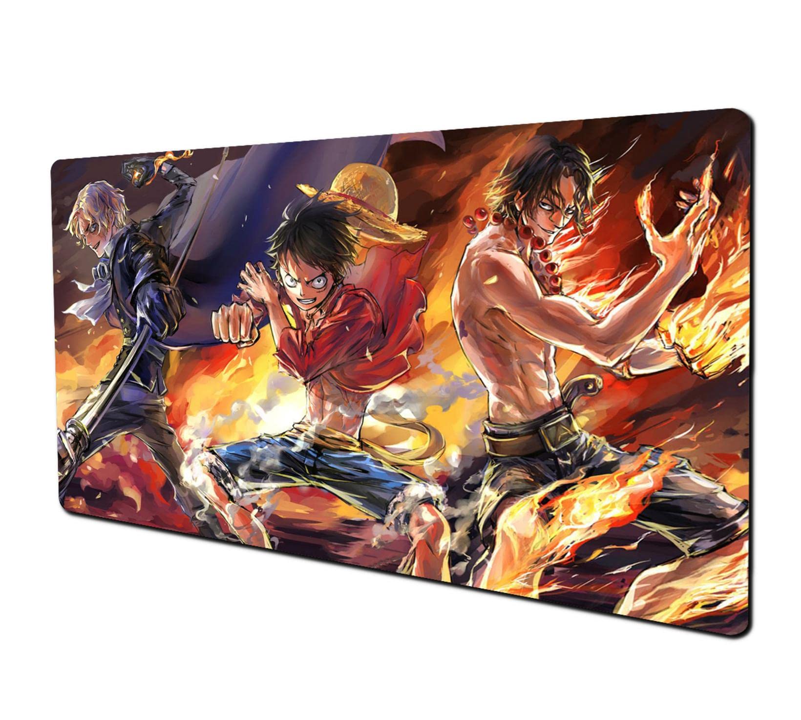 Extra Large Non-Slip Rubber Mouse Pad - Anime Gaming Mouse Mat with Waterproof Surface for Keyboard & Desk - Perfect for PC Gaming, Office Work & Home Computer Setup - Durable Desk Accessory for Gamers & Professionals