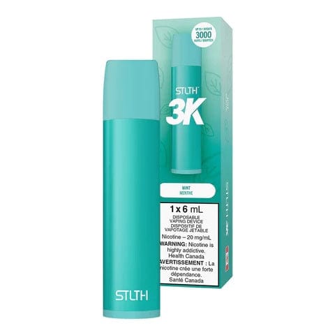 STLTH 3K Disposable Vape - 3000 Puffs, 6-Pack (Manitoba) | Long-Lasting Flavor, Portable & Convenient | Perfect for Travel, Parties & On-the-Go Vaping