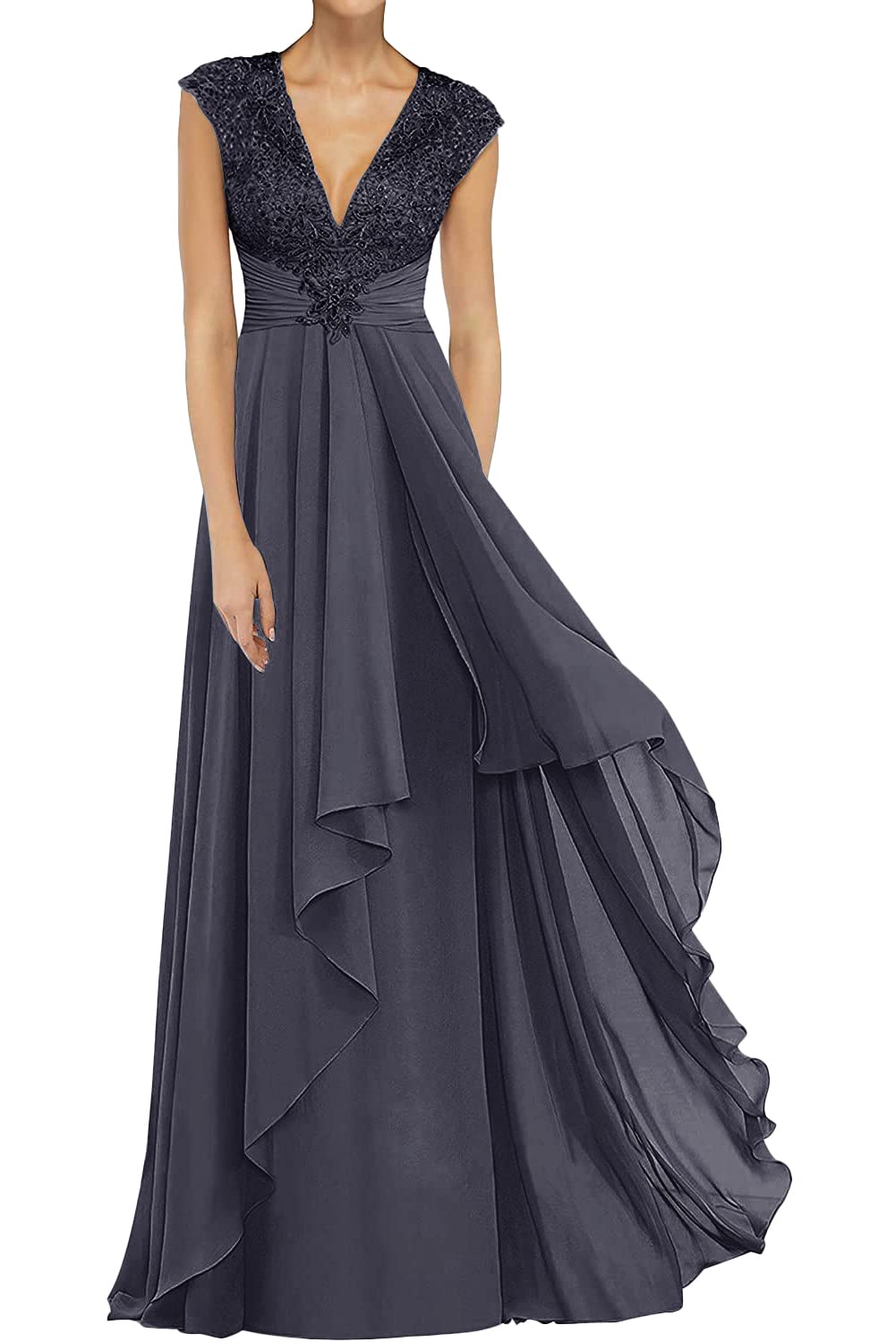 Elegant Chiffon Lace Mother of The Bride Dresses - Long Evening Gowns for Wedding Guests & Special Occasions | Perfect for Weddings, Galas & Formal Events