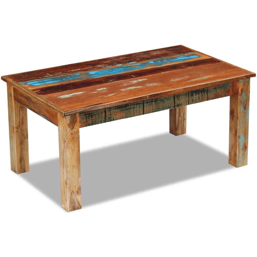 Modern Reclaimed Wood Coffee Table 39.4