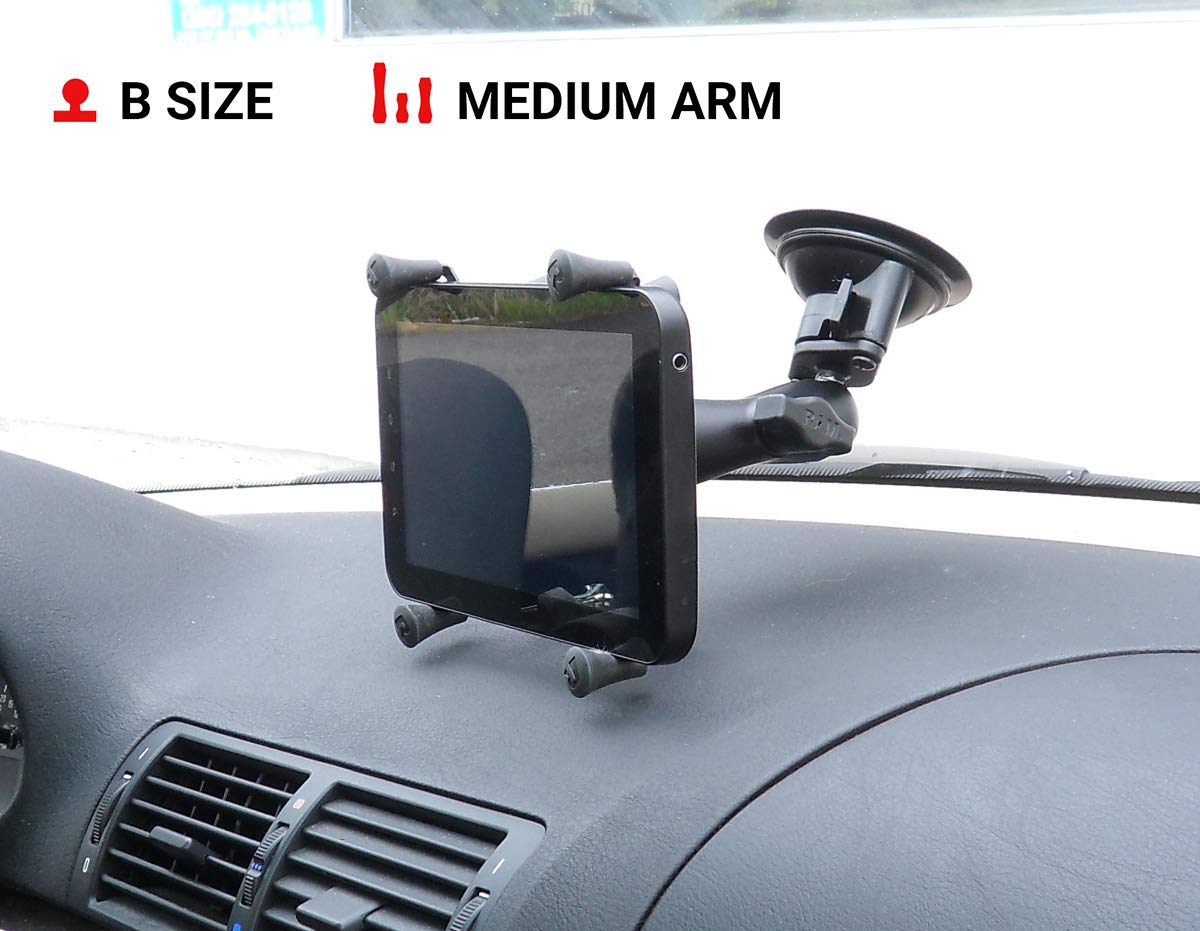 RAM Mounts RAM-B-166-UN8U X-Grip with RAM Twist-Lock Suction Cup Mount for 7\