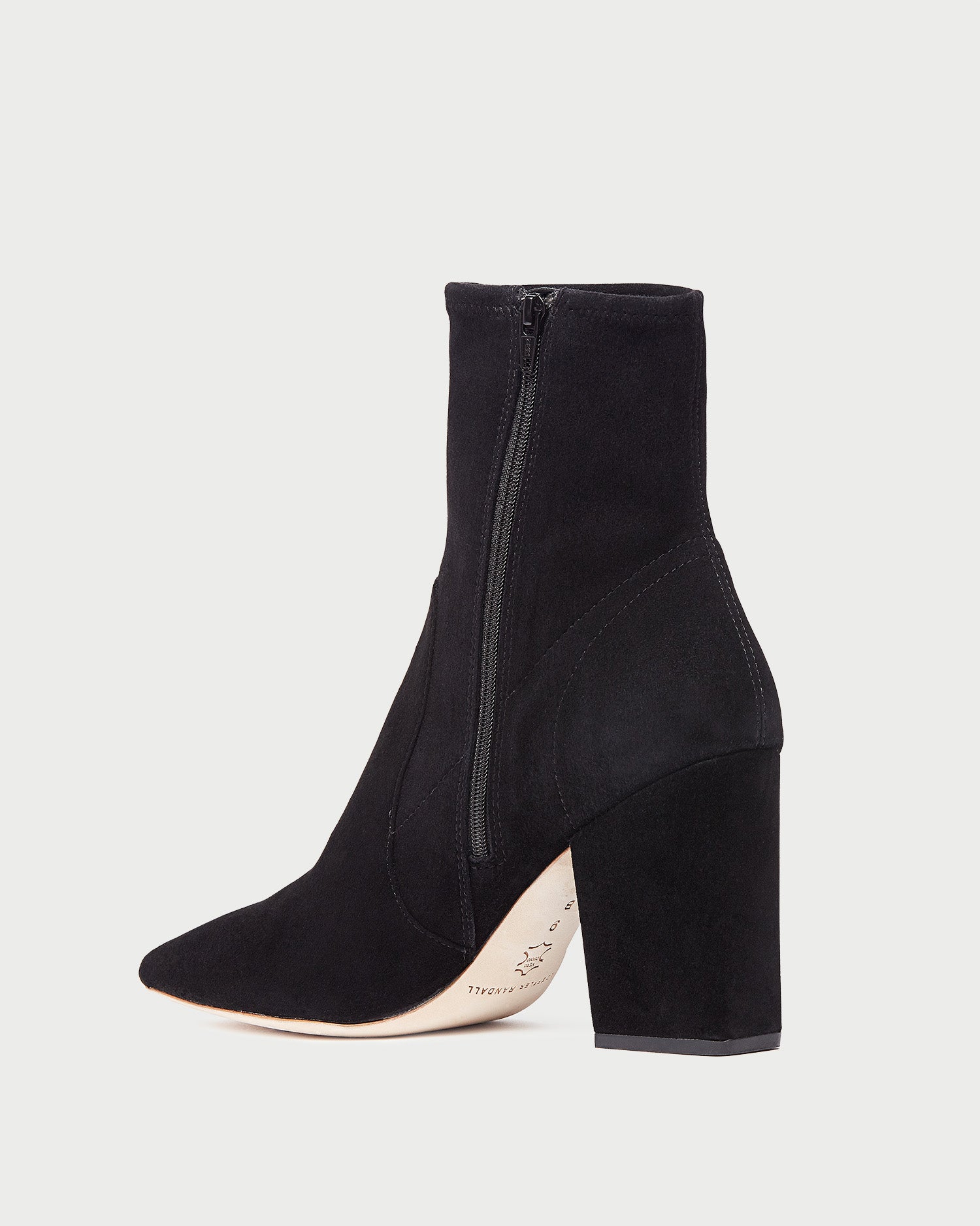 Isla Black Suede Slim Ankle Bootie - Women's Stylish Pointed Toe Boots for Fall & Winter | Perfect for Office, Date Night & Casual Outfits