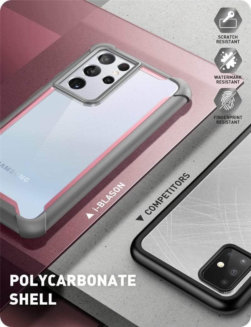 Samsung Galaxy S21 Ultra Case - BLASON Ares Full Body Rugged Protective Cover with Shockproof Bumper | Perfect for Outdoor, Work & Extreme Sports Protection