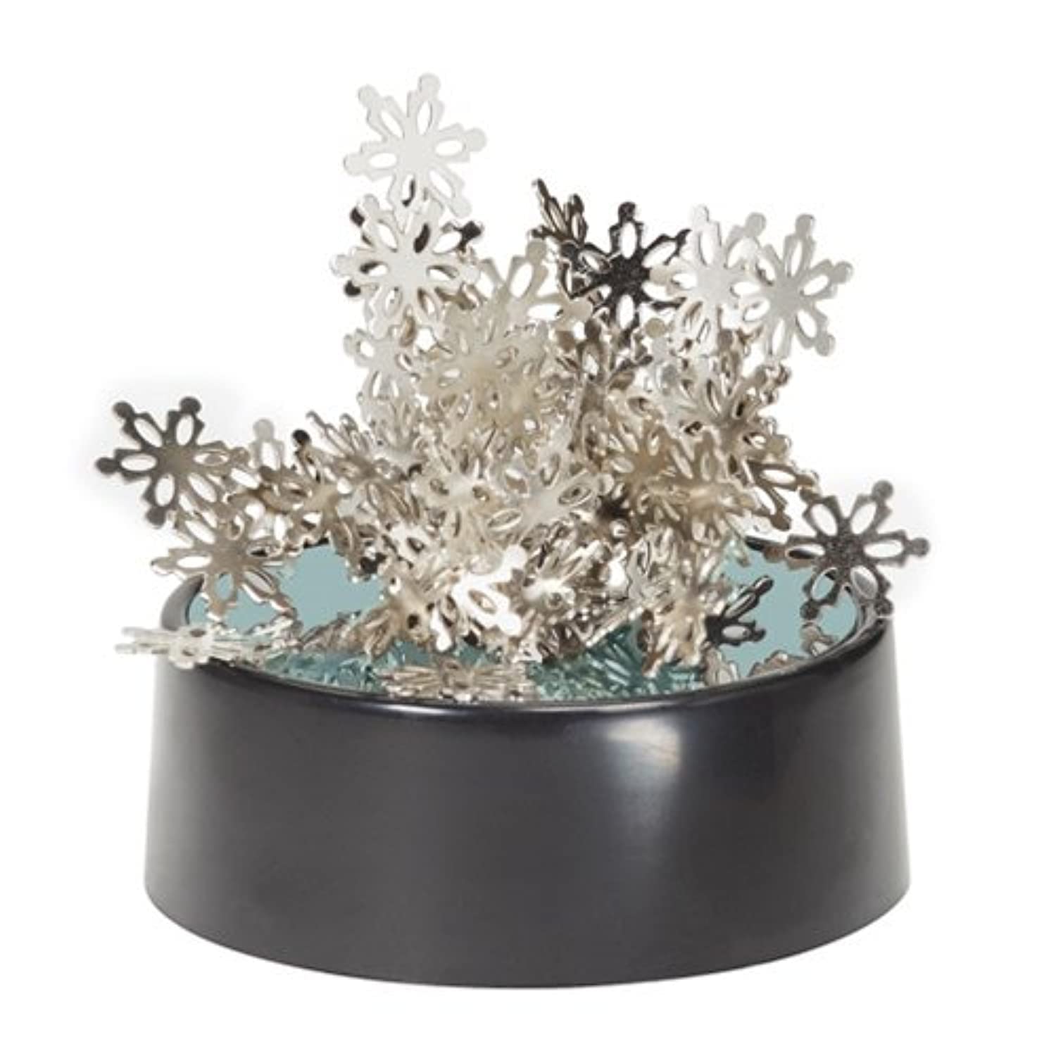 Magnetic Snowflake Sculpture Kit - DIY 3D Puzzle Building Toys for Kids & Adults - Fun Educational STEM Gift for Christmas & Winter Decor