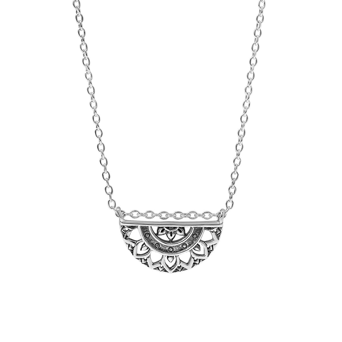 Dainty Mandala Necklace for Women - Elegant Boho Pendant Jewelry - Perfect for Yoga, Meditation & Spiritual Gifts