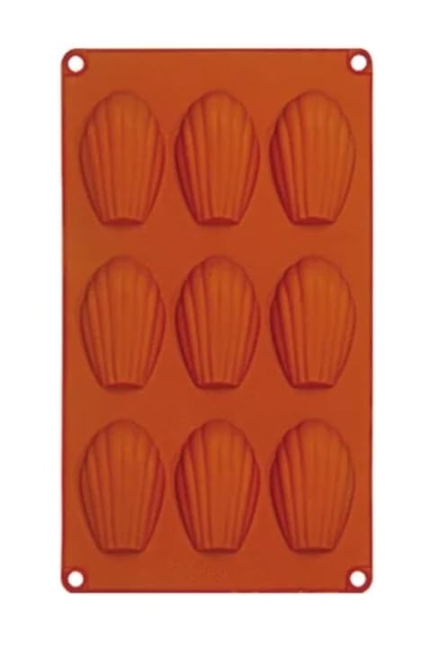 Premium French Madeleine Baking Mold - Non-Stick Silicone Shell Shaped Cookie Tray for Homemade Madeleines, Cakes & Pastries | Perfect for Tea Time, Desserts & Gift Giving