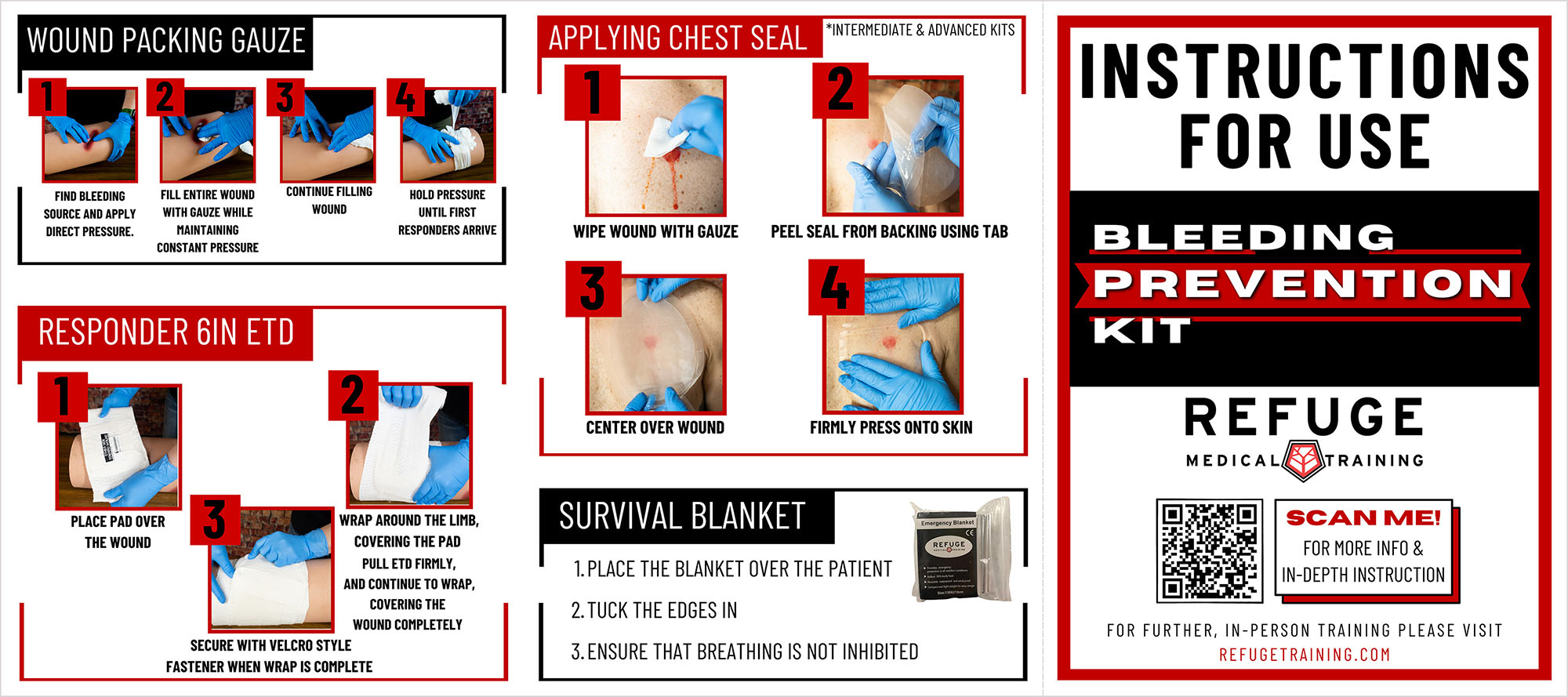 Bleeding Control Kit - First Aid Trauma Kit for Emergency Wound Care | Stop Bleeding Fast with BPK - Perfect for Home, Car, and Outdoor Safety
