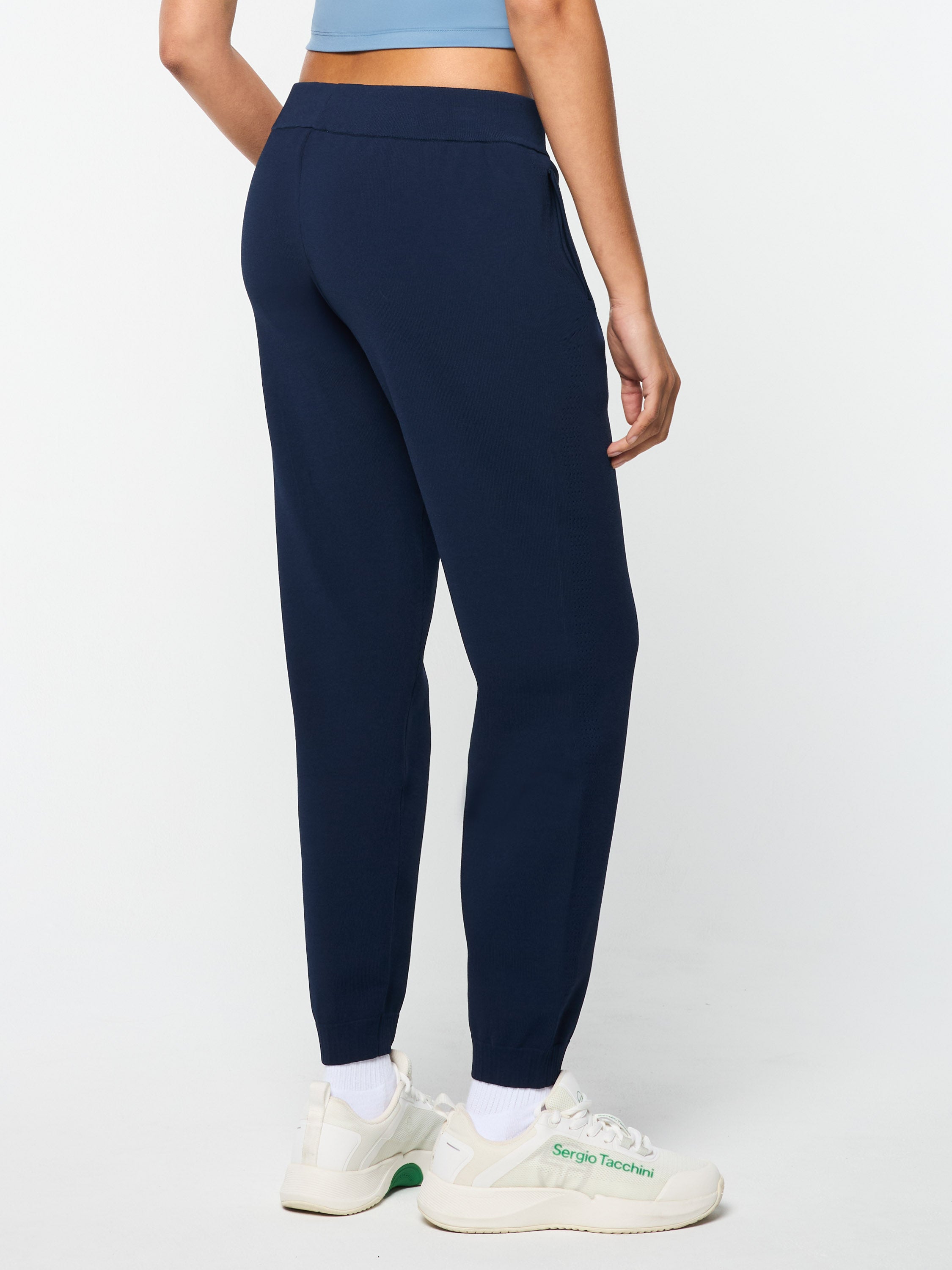 Rosolina Women's Track Pants - Comfortable Athletic Joggers for Running, Yoga & Lounge - Breathable Maritime Blue Workout Pants - Perfect for Gym, Travel & Casual Wear