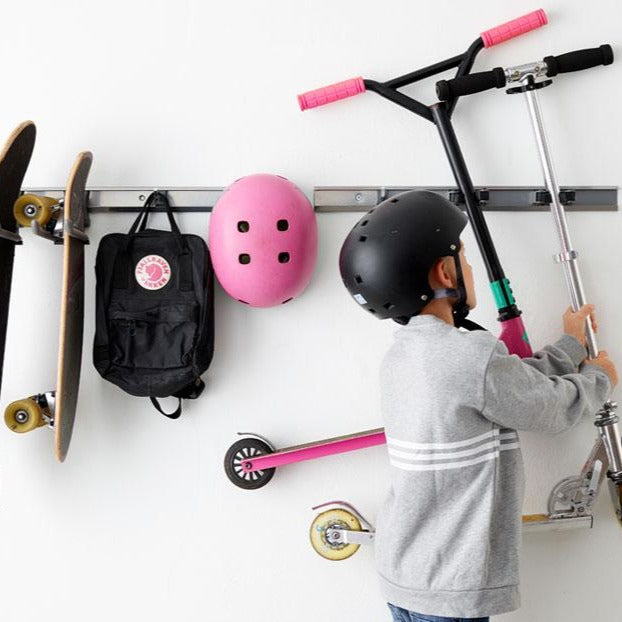 Premium Garage & Utility Track System Components - Durable Storage Solutions for Home & Workshop Organization