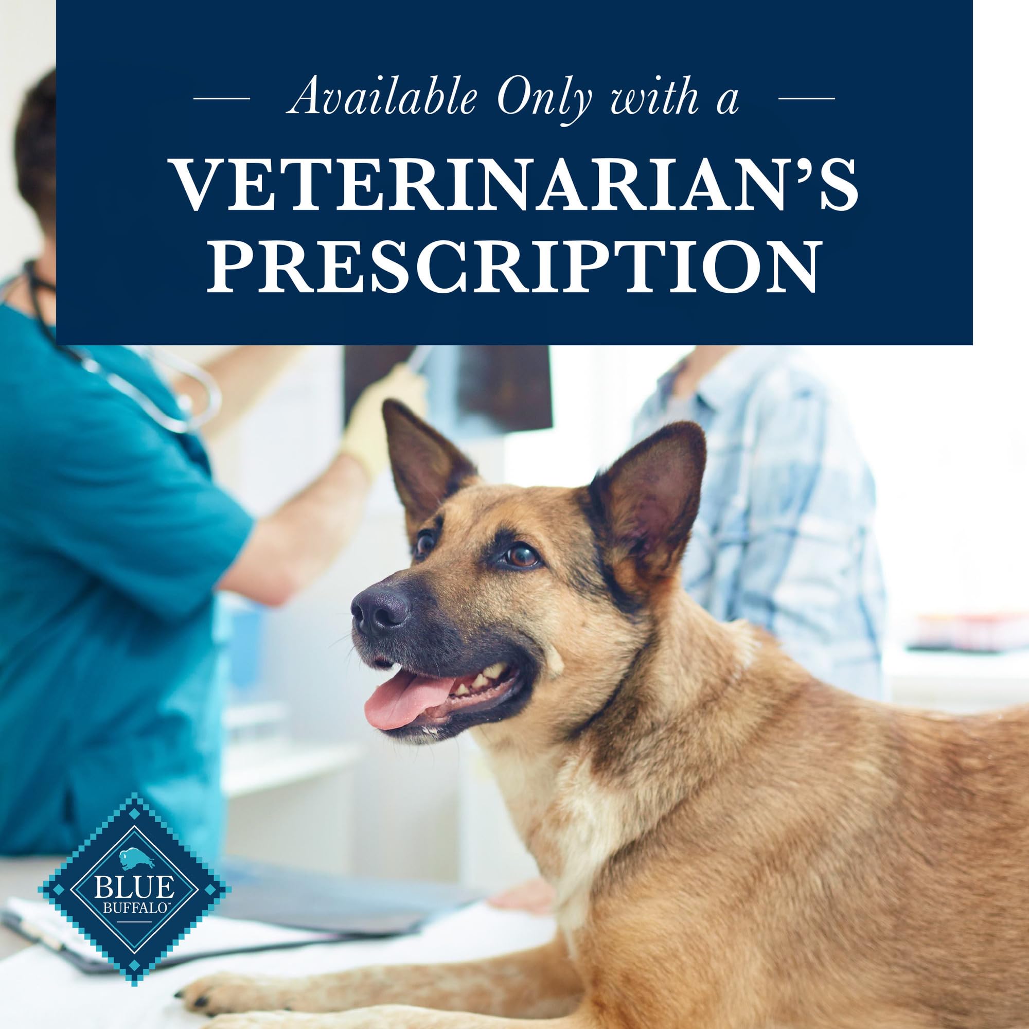 Blue Buffalo Natural Veterinary Diet GI Low Fat Gastrointestinal Support Dry Dog Food - Whitefish Flavor, 22 lb Bag | Vet-Prescribed Digestive Care for Dogs with Sensitive Stomachs | Perfect for Dogs with Pancreatitis or IBD