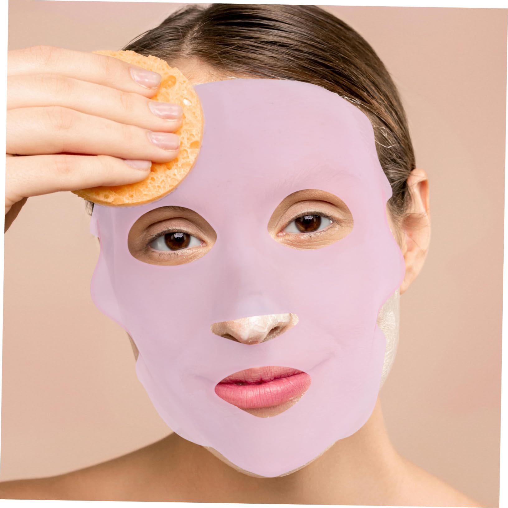3D Silicone Mask Cover - Reusable Skincare Holder for Women | Spa & Home Use