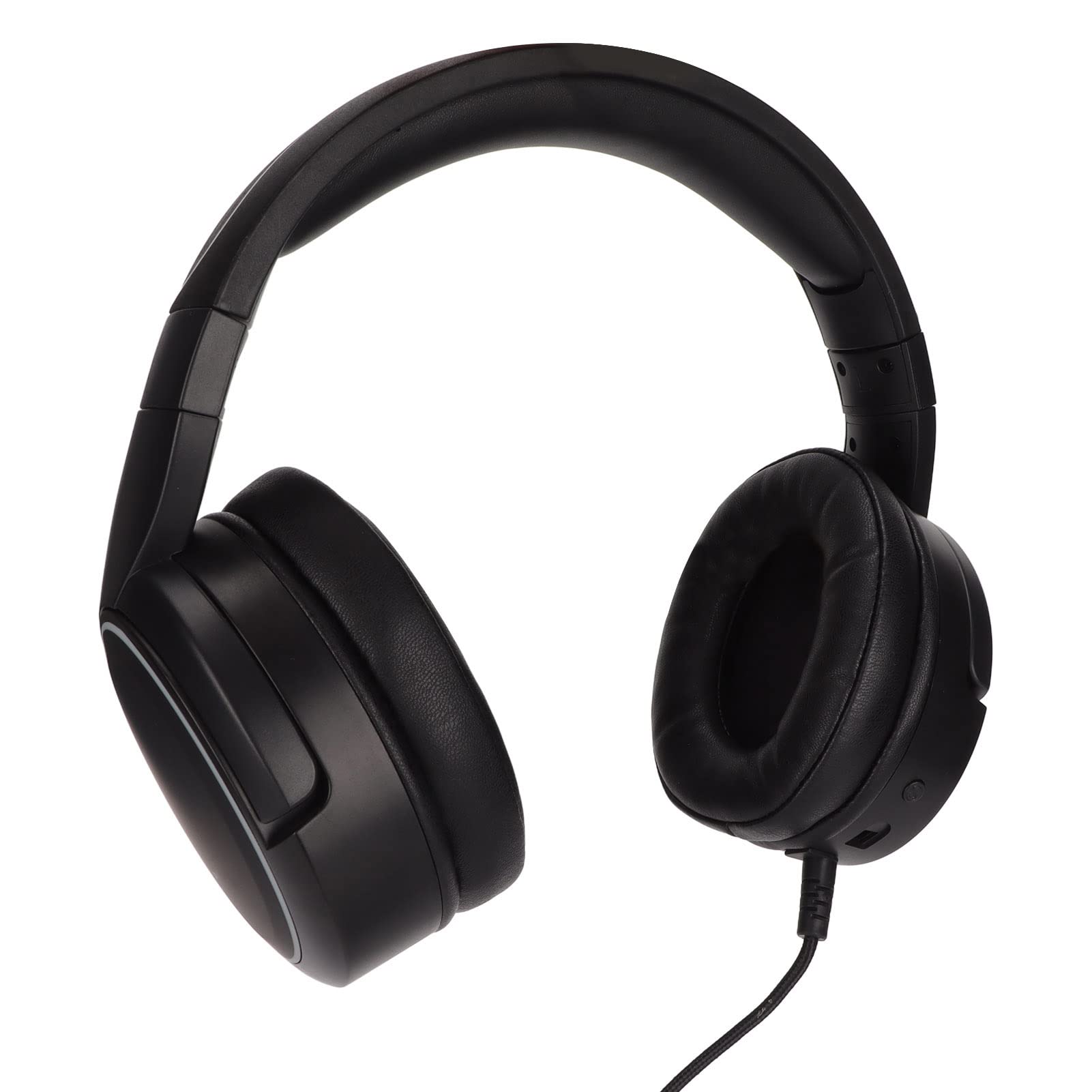 AMONIDA Gaming Headset with Heavy Bass, 50mm Driver Unit, Wired Design & Pluggable Microphone - Perfect for PC, PS4, Xbox, and Nintendo Switch Gaming