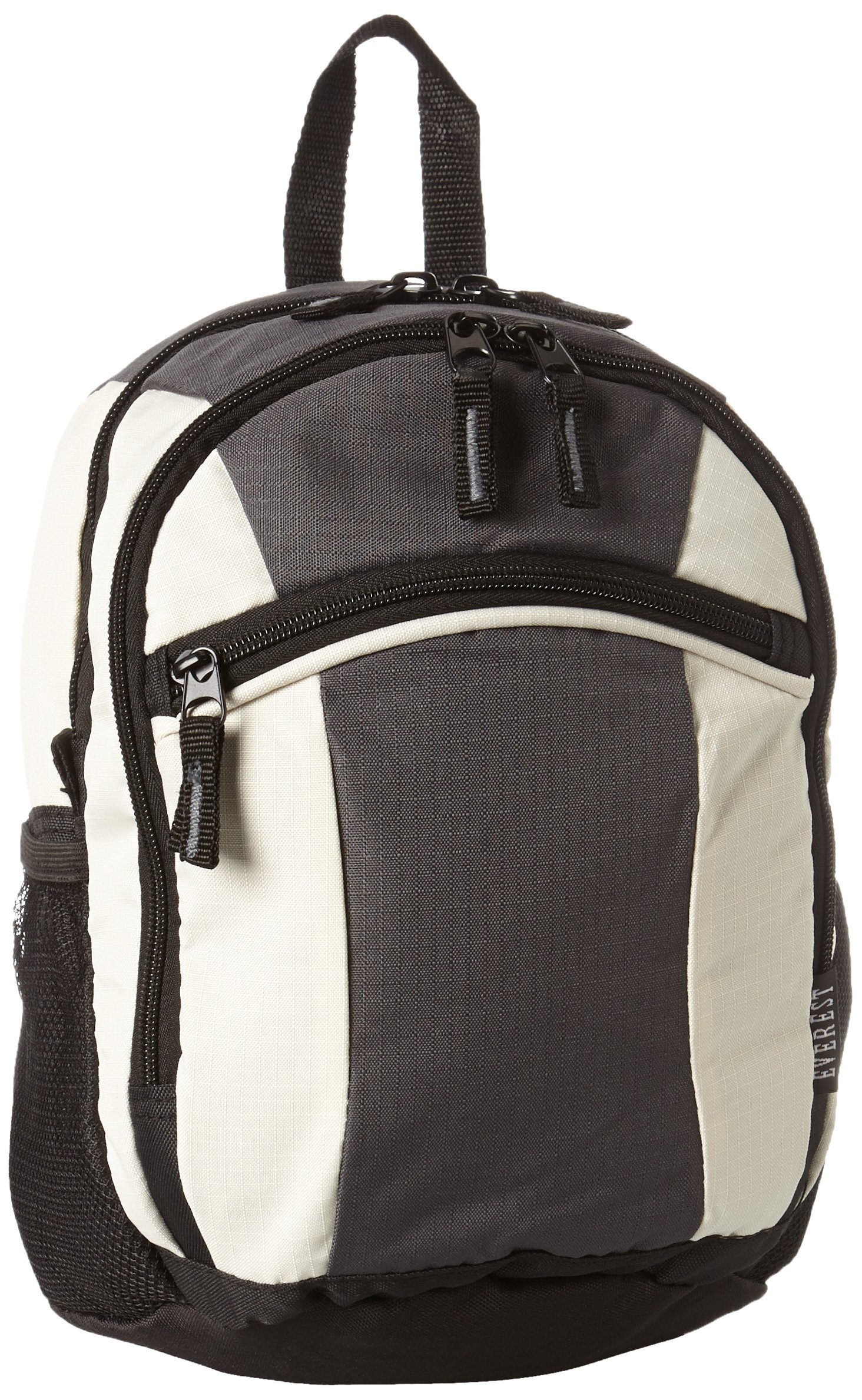 Everest Deluxe Small Backpack for Men & Women - Lightweight Hiking Daypack, Water-Resistant Dark Gray Backpack for Travel, Work, School & Outdoor Adventures