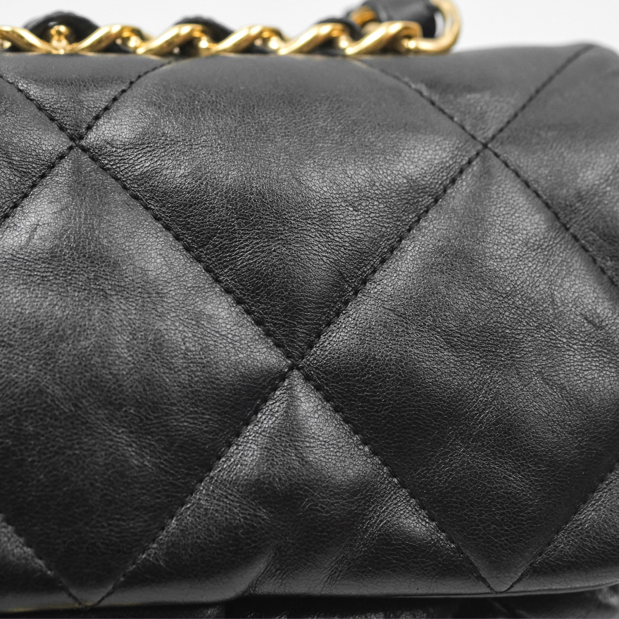 Chanel Classic Flap Bag with Chain Handle - Black Goatskin Leather & Gold Hardware | Luxury Shoulder Bag for Women, Perfect for Evening Events & Date Nights